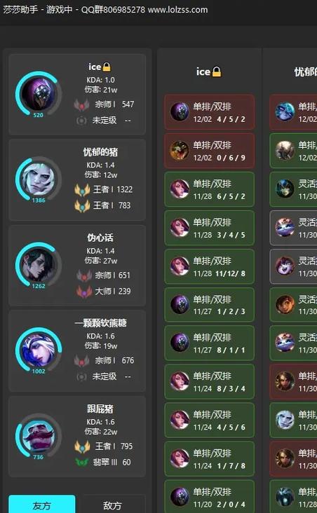 微信小程序查lol战绩图标