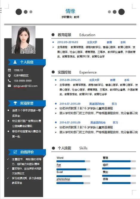 个人简历和个人履历图标