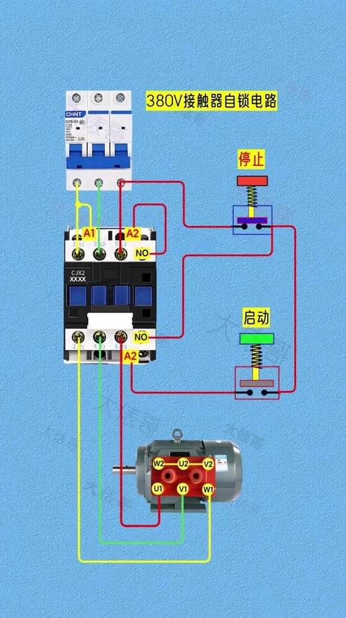 380v接触器和热继电器接线缩略图