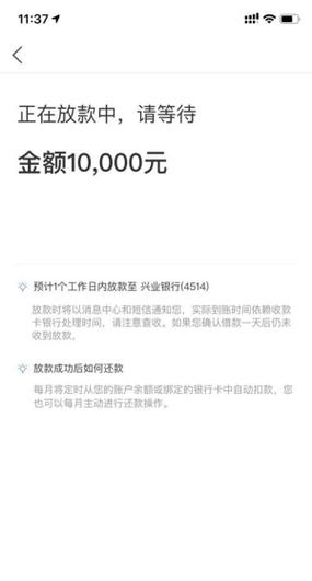 期待合伙人借款显示放款中缩略图