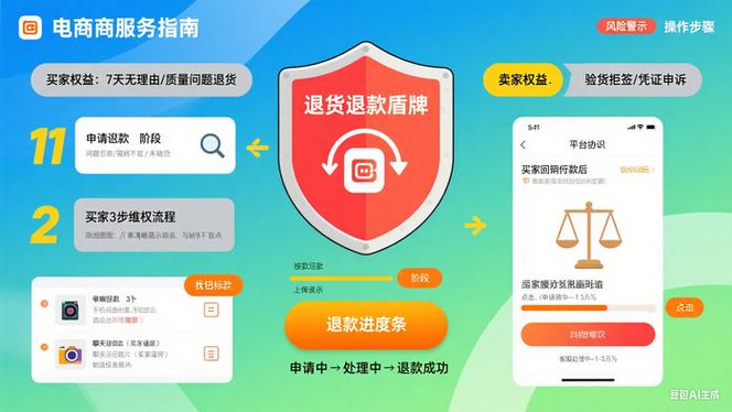 闲鱼上买东西没收到货退货流程图标