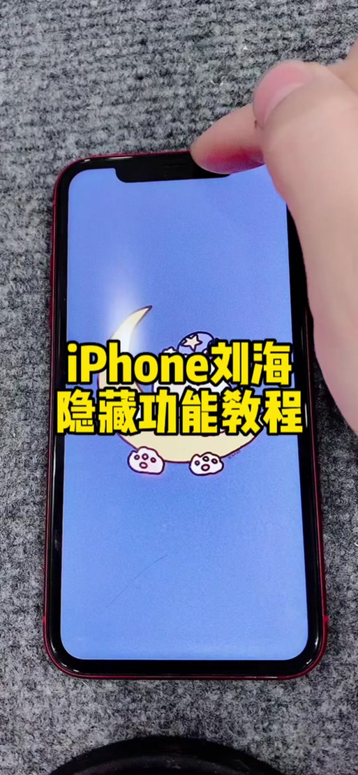 苹果11刘海屏怎么隐藏图标