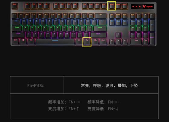 机械键盘灯光调节按键详解图标