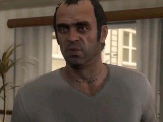 崔佛在gta5中扮演的角色游戏截图