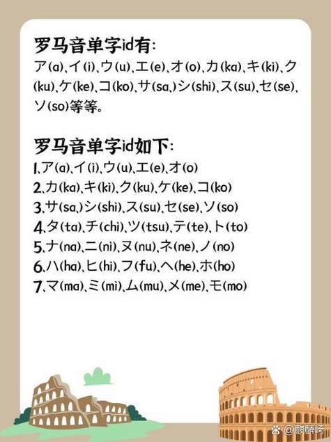 罗马单字id可复制缩略图