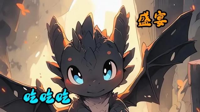 我重生成了一只黑龙幼崽图标