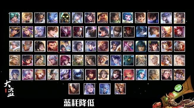 王者荣耀英雄调整最新图标
