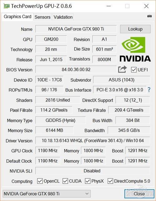 gtx980ti相当于什么水平游戏截图