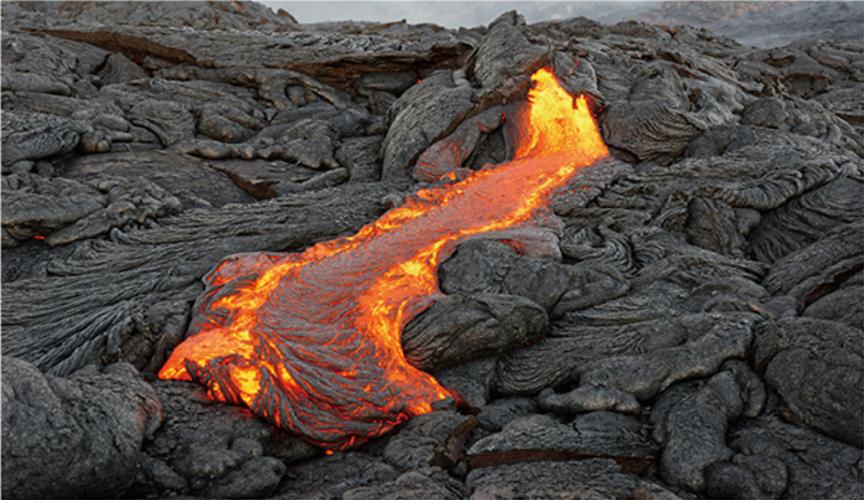 火山爆发喷出来的岩浆图标