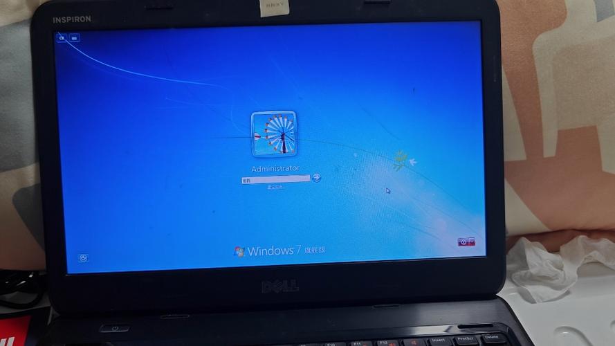 戴尔电脑开机之后不显示登录页面图标