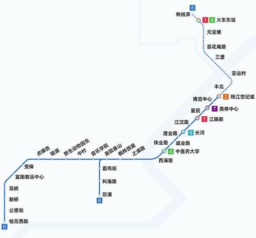 杭州地铁6号线到杭州东站怎么走图标