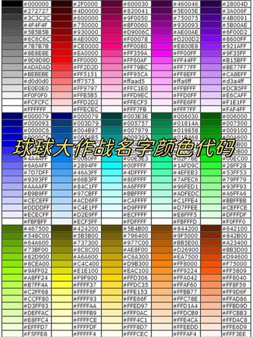 球球大作战颜色名字代码复制图标