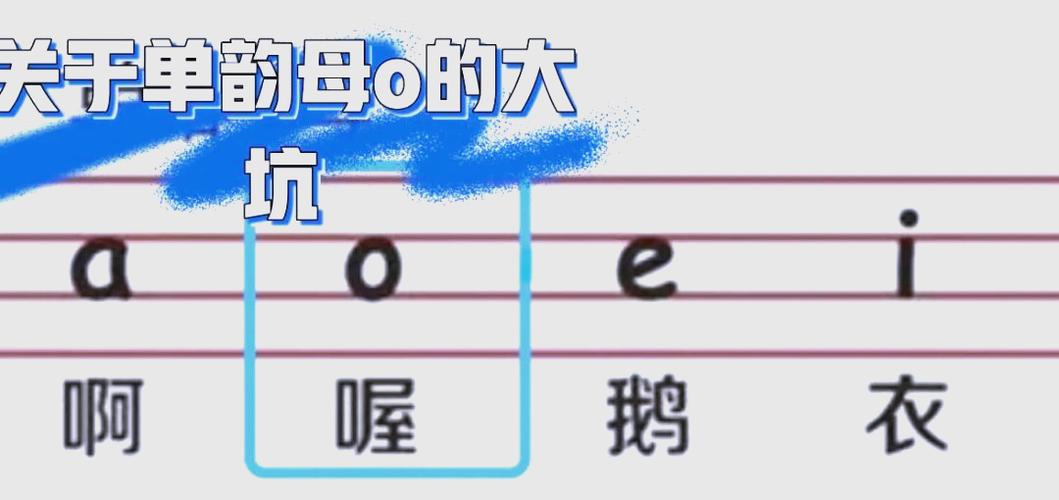 拼音o的正确发音缩略图