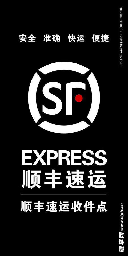 顺丰快递的广告招牌图标