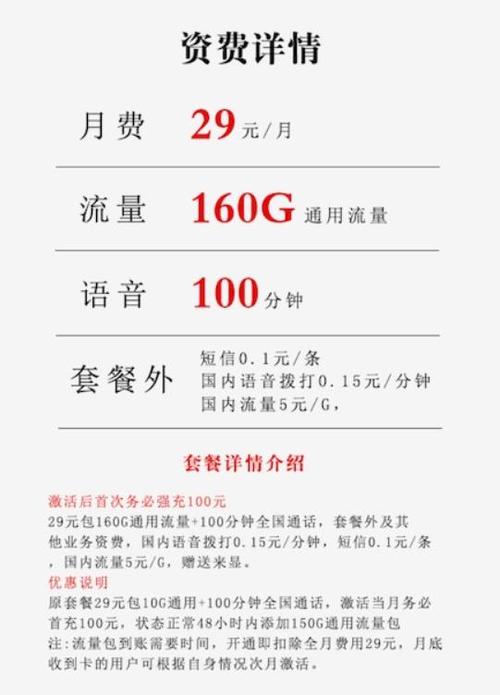 联通流量卡29元套餐缩略图