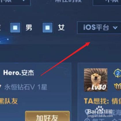 王者荣耀营地怎么搜索好友游戏截图