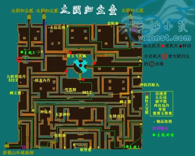 仙剑奇侠传地图详解全攻略缩略图