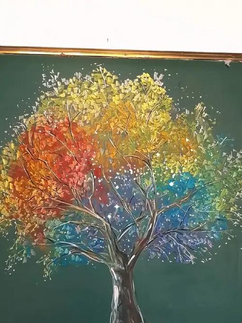 怎样画黑板报用粉笔涂出鲜艳的颜色缩略图