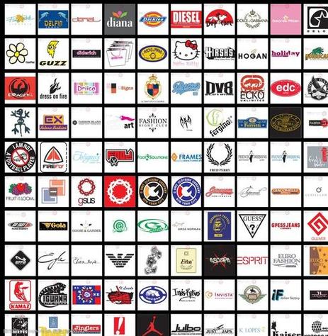 服装品牌标志logo大全图标
