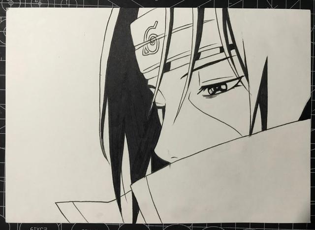 8步画完简单鼬的万花筒