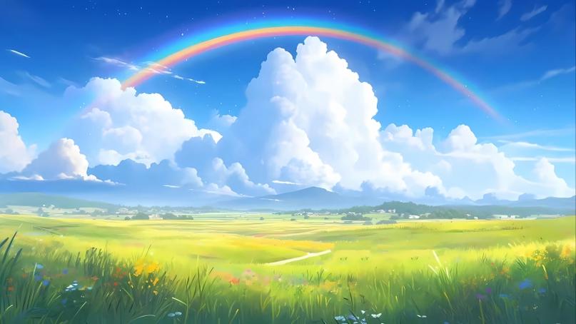 雨过天晴白云飘蓝天缩略图