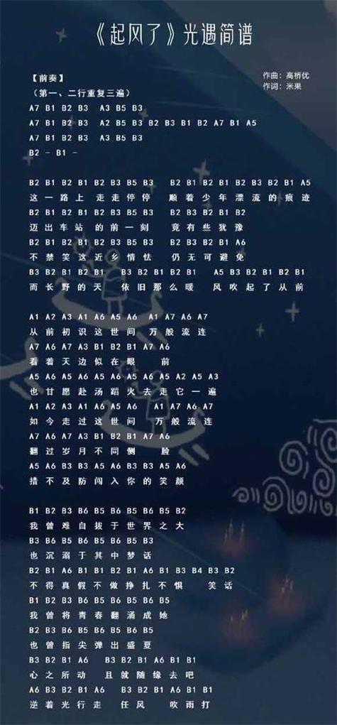 光遇数字简单版琴谱大全游戏截图