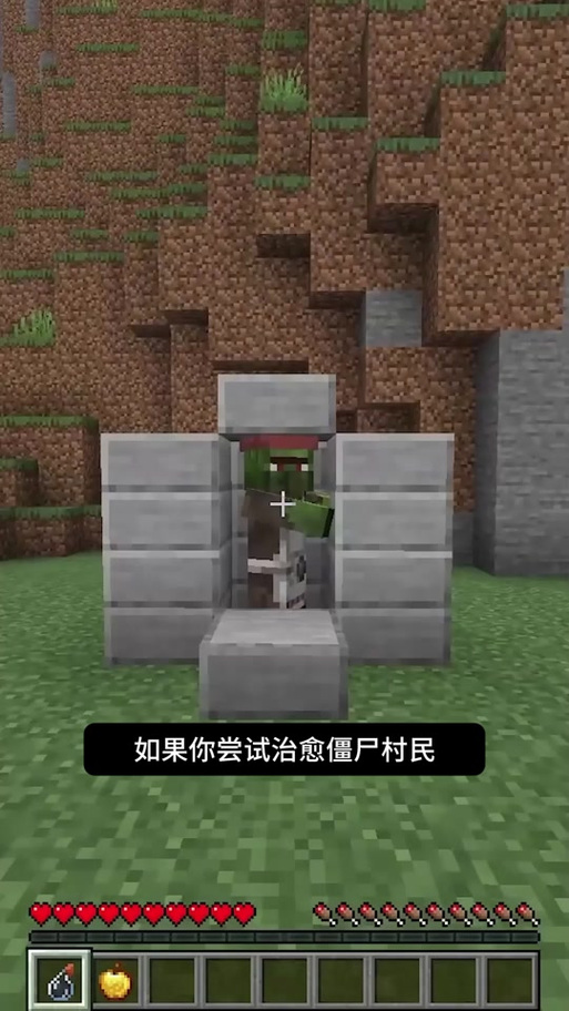 我的世界怎么把僵尸村民治好游戏截图