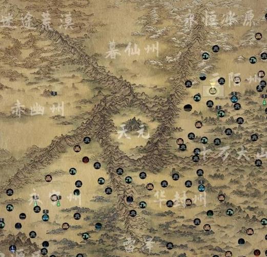 鬼谷八荒地图是上北下南