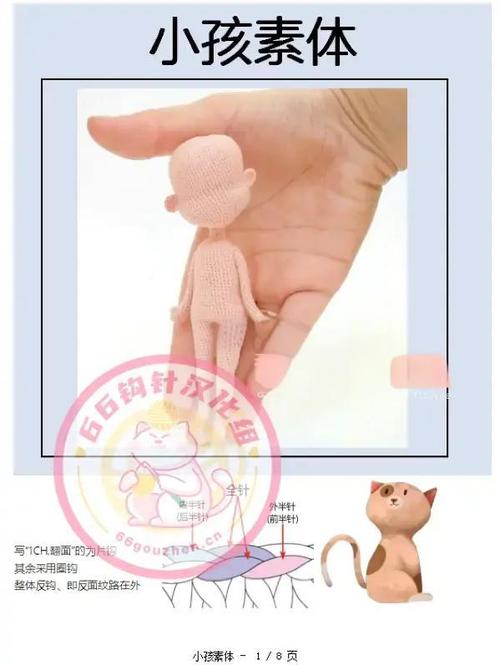 毛线娃娃钩针玩偶教程缩略图