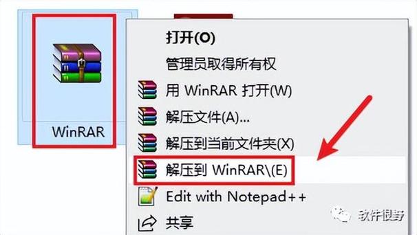 WinRAR压缩文件大小的原理图标