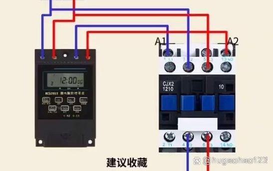 220v时间控制器接线图缩略图