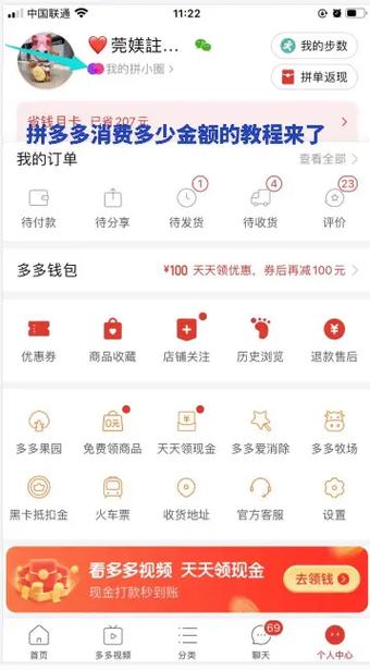怎么查拼多多一共花了多少钱图标
