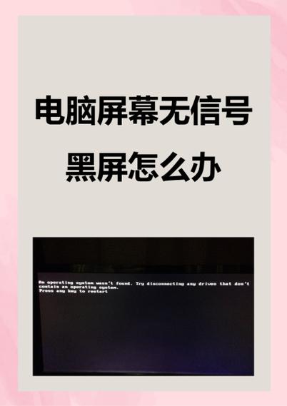 电脑黑屏显示无信号输入怎么回事缩略图