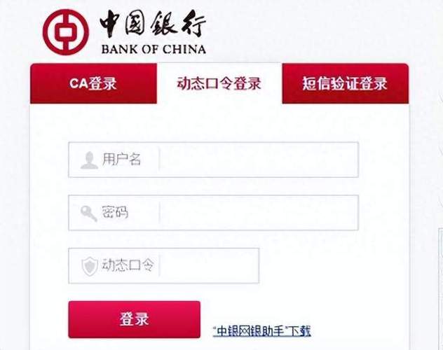 中国银行企业网银忘记用户名图标