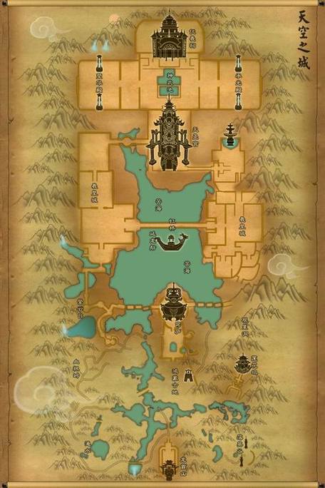 诛仙3天空之城在哪里挖祝融道意,有时图标