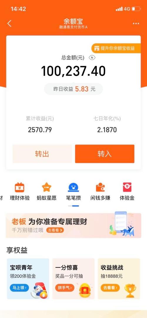 支付宝几十万余额截图缩略图