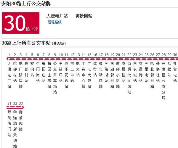 30路公交车最后一班是几点图标