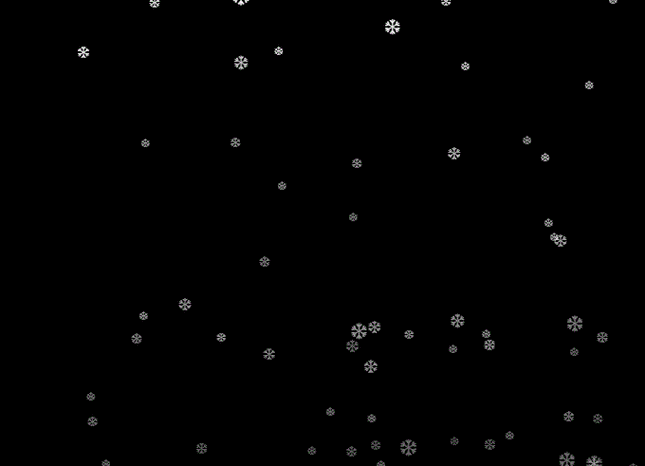 雪花飘落的动态视频图标