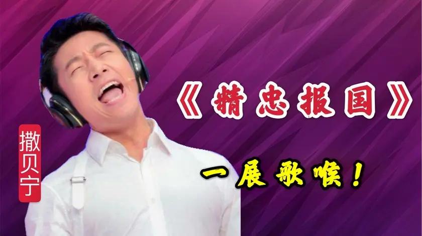 撒贝宁参加节目唱精忠报国图标