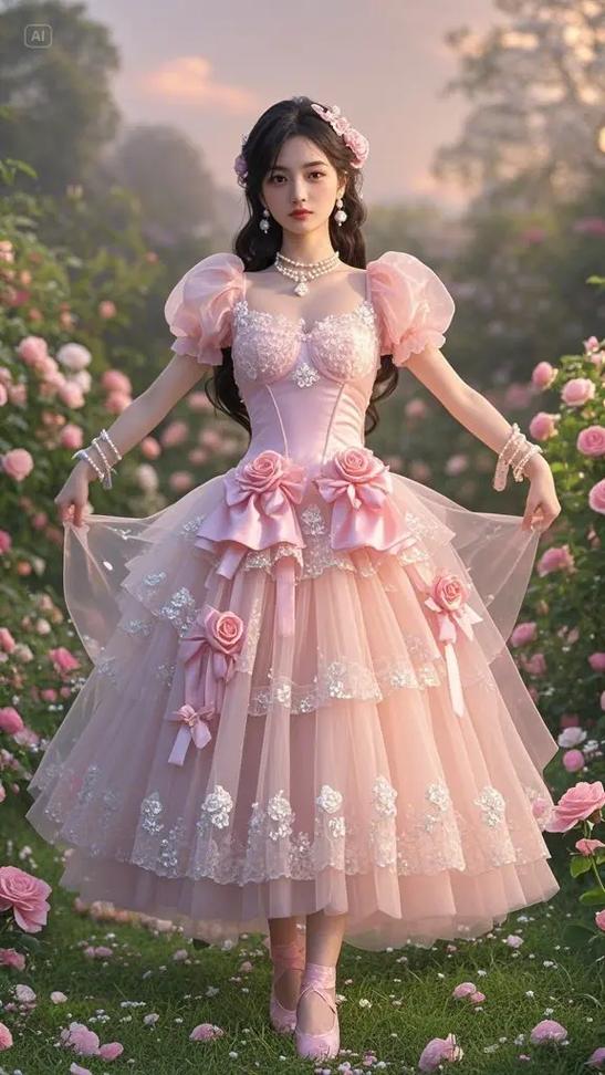 女生穿的蓬蓬裙叫什么风格