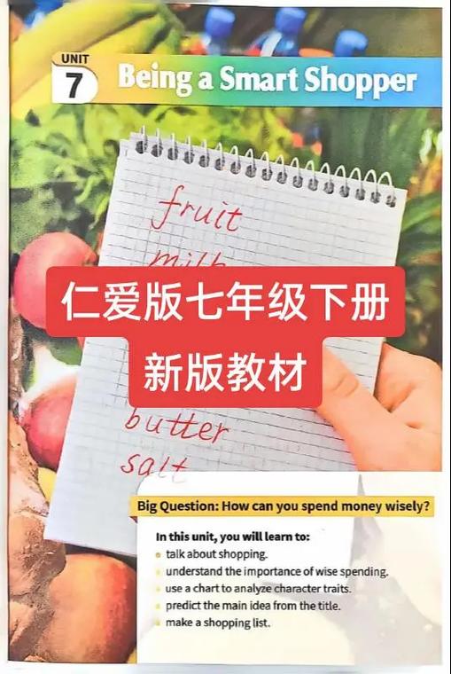 仁爱版七年级下册英语单词图标