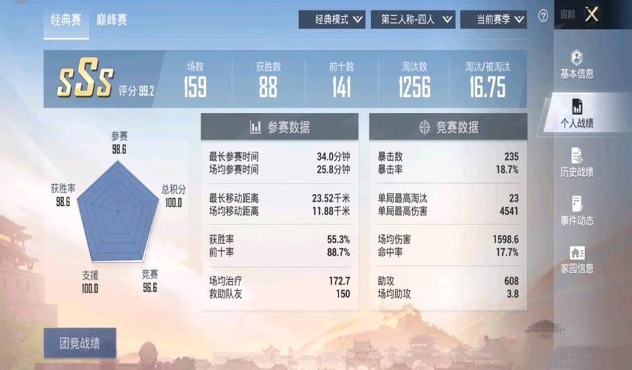 吃鸡新赛季战绩清零吗游戏截图