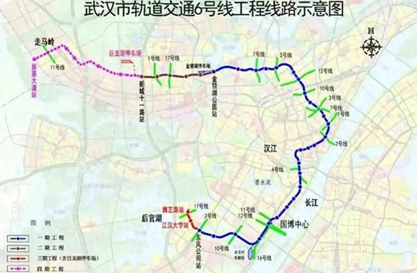 武汉地铁第六轮规划出炉图标