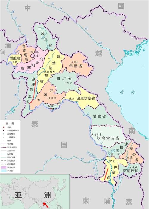 老挝地图全图高清版2023最新版本更新图标