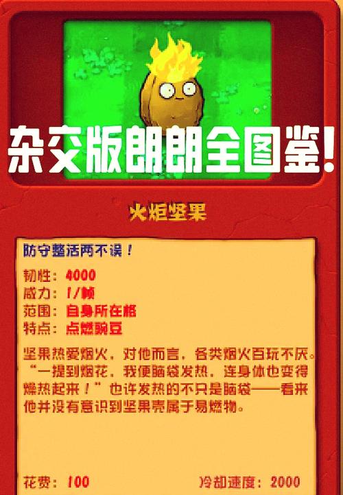植物大战僵尸内置红色坚果菜单永久免费未删减
