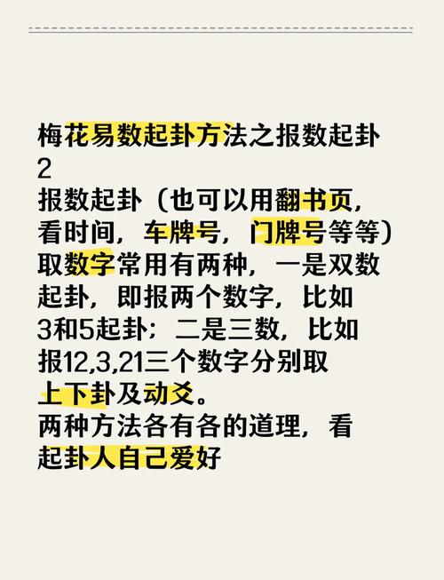 数字梅花易数起卦安卓版