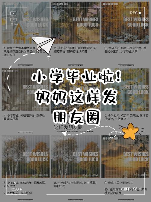 小学毕业妈妈发朋友圈缩略图