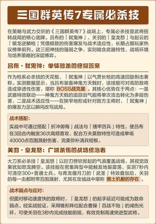 三国群英传7必杀技有什么三国群英传7必杀技与什么有关游戏截图